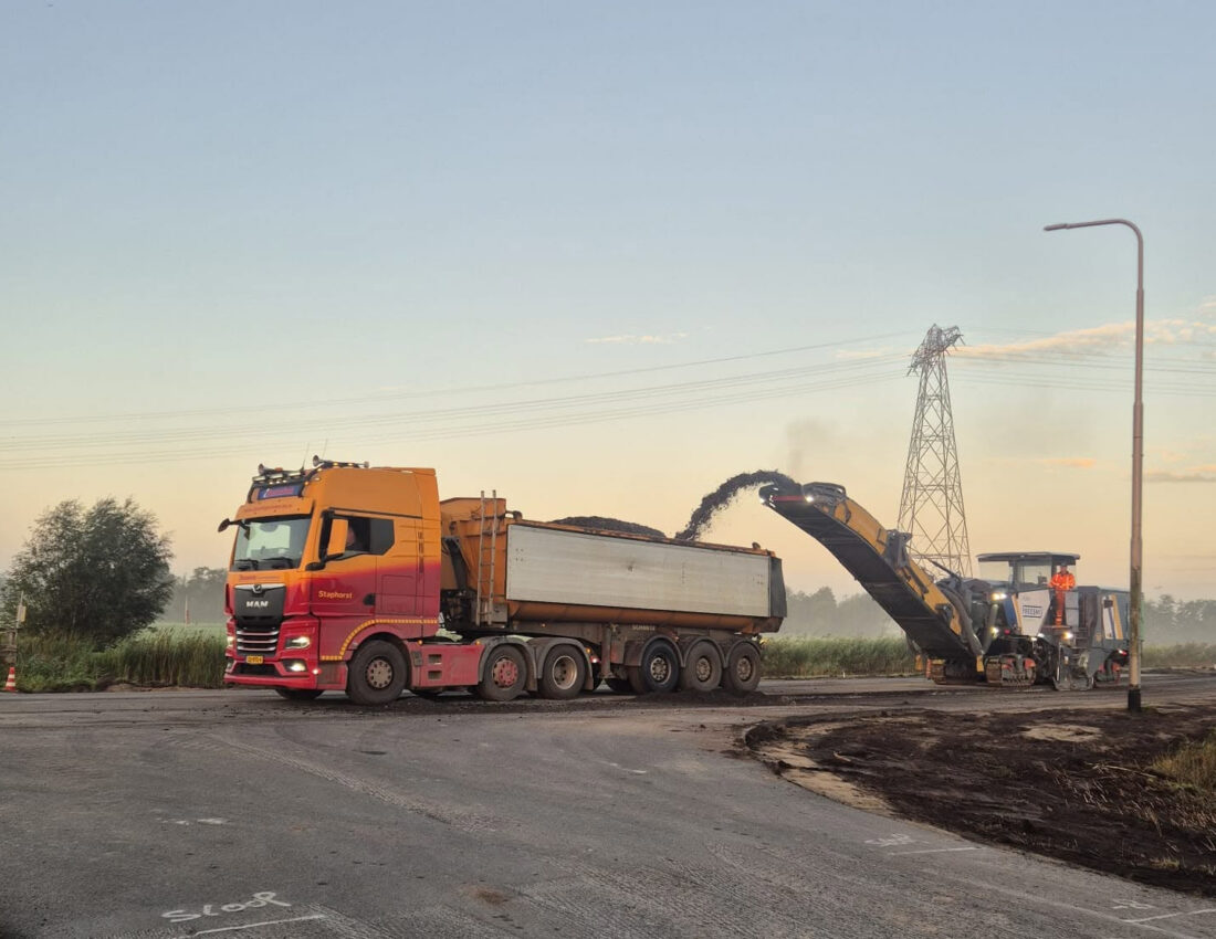 Asfalt vernieuwen N377 Hasselt